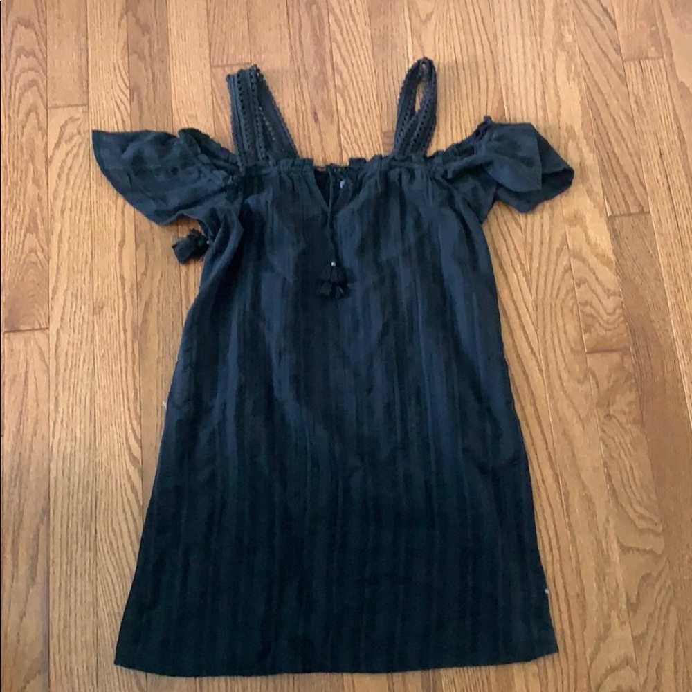 Black mini dress